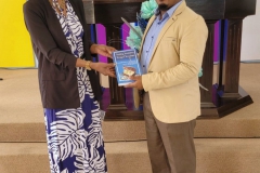 Presentation to Pastor Kimaro Smith